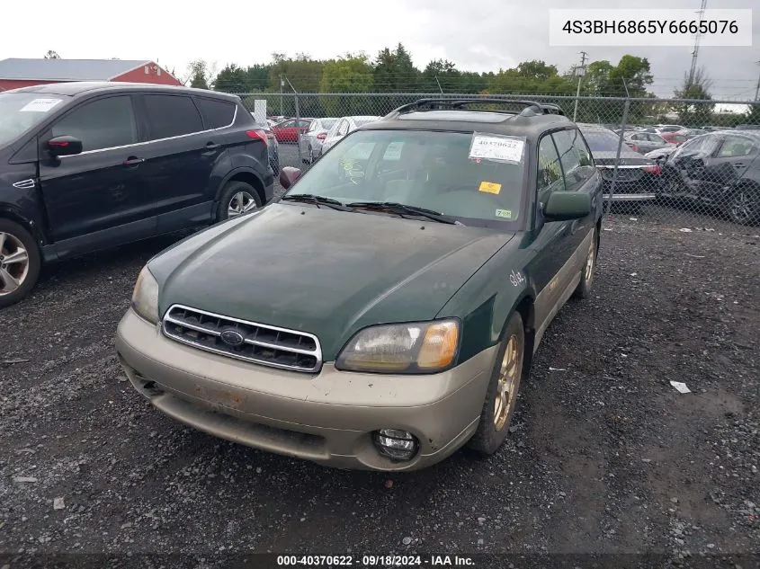 2000 Subaru Outback Limited VIN: 4S3BH6865Y6665076 Lot: 40370622