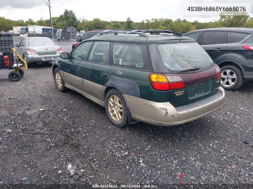 2000 Subaru Outback Limited VIN: 4S3BH6865Y6665076 Lot: 40370622