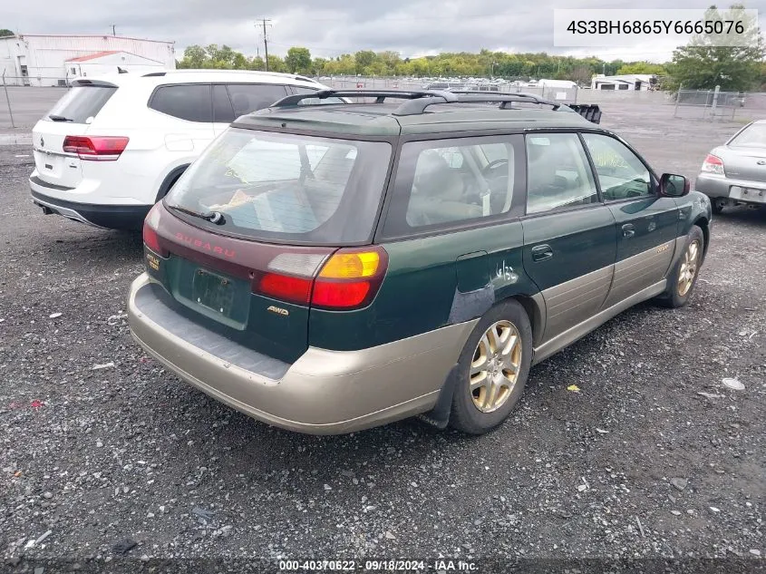 2000 Subaru Outback Limited VIN: 4S3BH6865Y6665076 Lot: 40370622