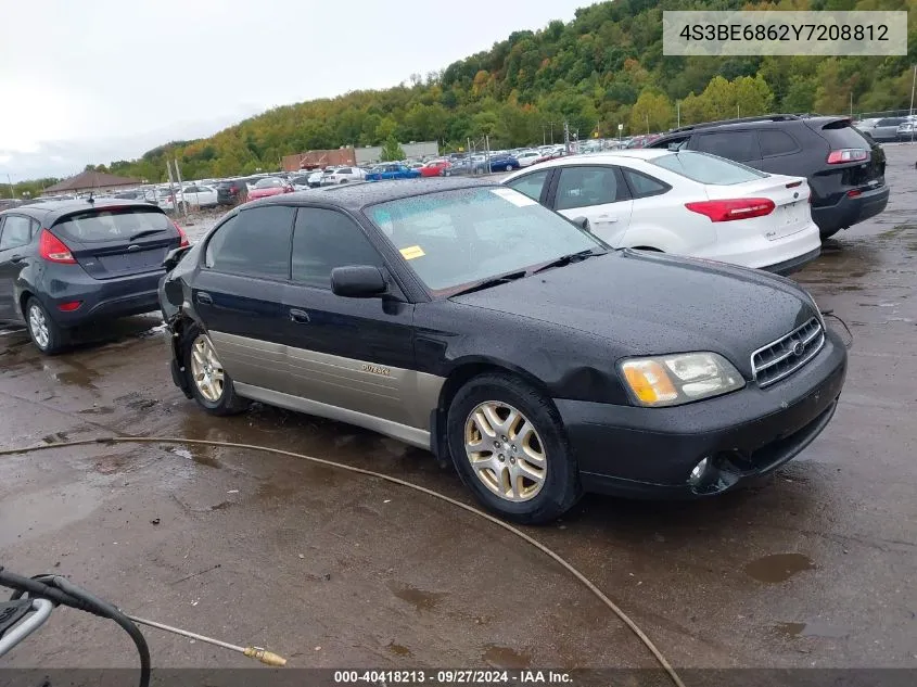 2000 Subaru Outback Limited VIN: 4S3BE6862Y7208812 Lot: 40418213