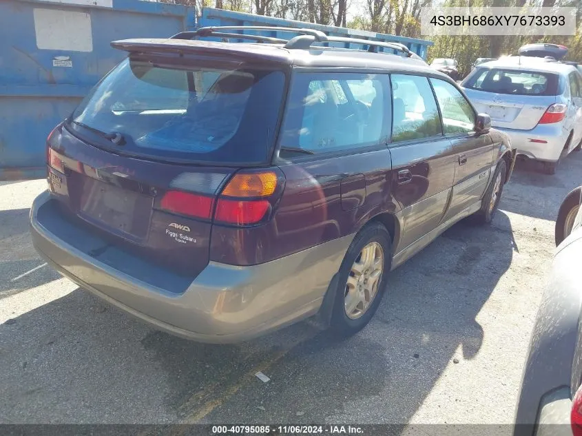 2000 Subaru Outback Limited VIN: 4S3BH686XY7673393 Lot: 40795085