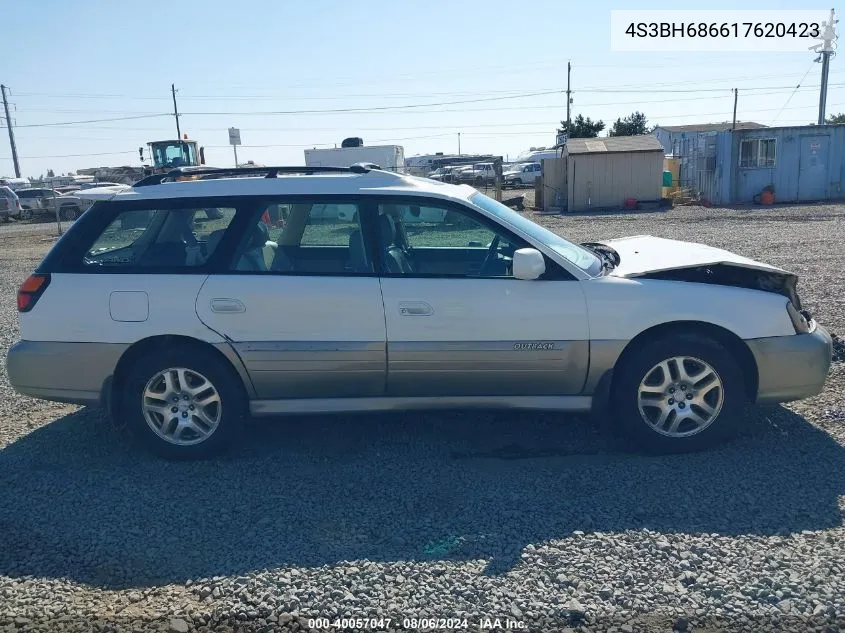 2001 Subaru Outback Limited VIN: 4S3BH686617620423 Lot: 40057047