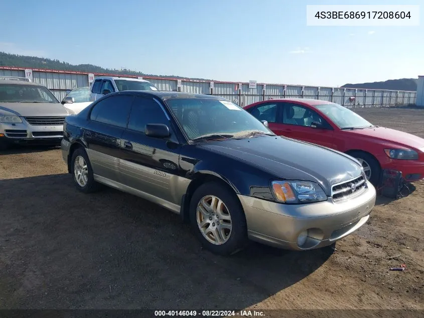 2001 Subaru Outback Limited VIN: 4S3BE686917208604 Lot: 40146049