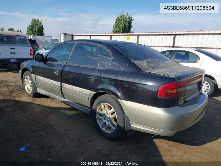 2001 Subaru Outback Limited VIN: 4S3BE686917208604 Lot: 40146049