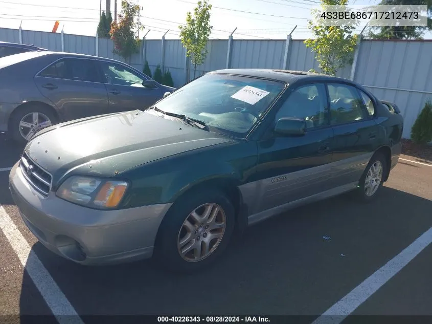 2001 Subaru Outback Limited VIN: 4S3BE686717212473 Lot: 40226343