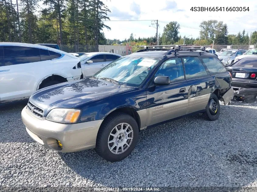 2001 Subaru Outback VIN: 4S3BH665416603054 Lot: 40396173