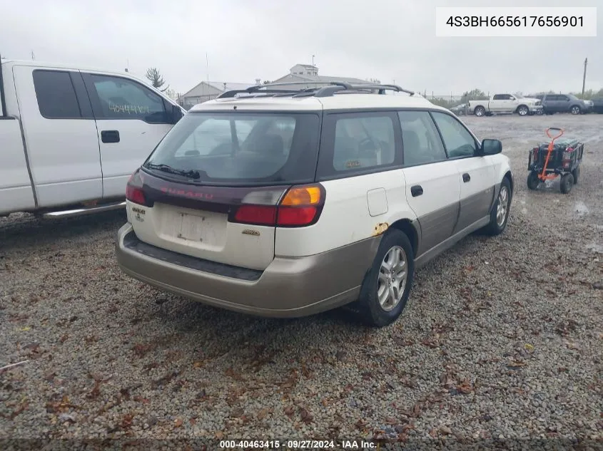 2001 Subaru Outback Outback VIN: 4S3BH665617656901 Lot: 40463415