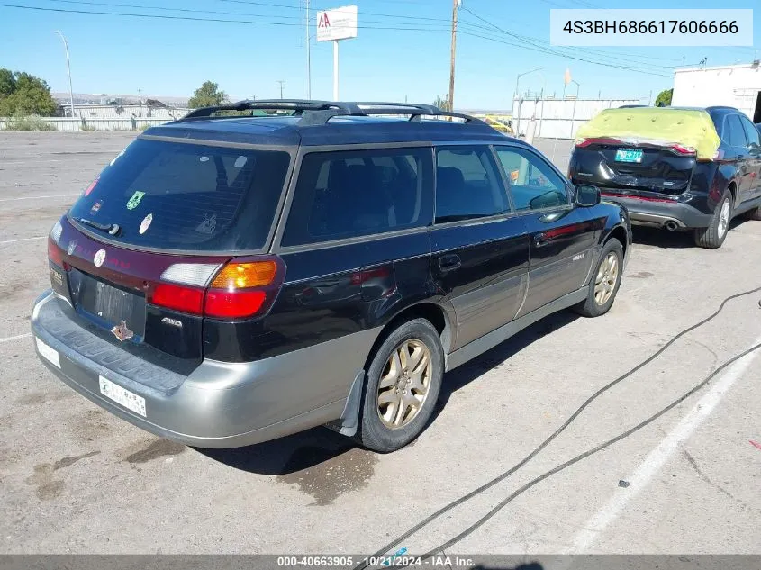 2001 Subaru Outback Limited VIN: 4S3BH686617606666 Lot: 40663905