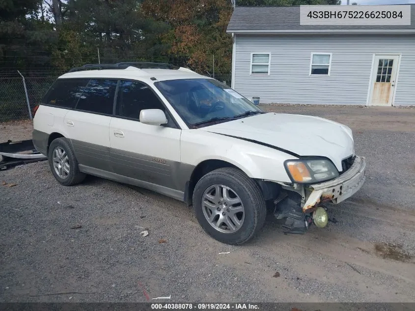 2002 Subaru Outback VIN: 4S3BH675226625084 Lot: 40388078