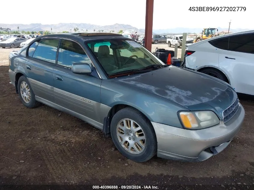 2002 Subaru Outback H6-3.0/H6-3.0 Vdc VIN: 4S3BE896927202779 Lot: 40396888