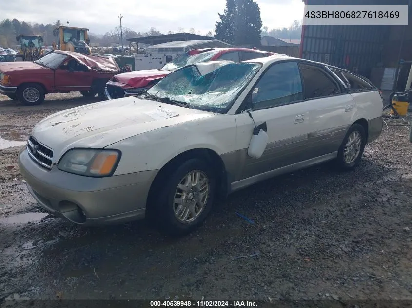 2002 Subaru Outback H6-3.0 L.l. Bean Edition VIN: 4S3BH806827618469 Lot: 40539948