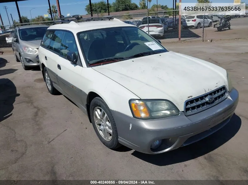 2003 Subaru Outback Outback Awp VIN: 4S3BH675337635666 Lot: 40240855