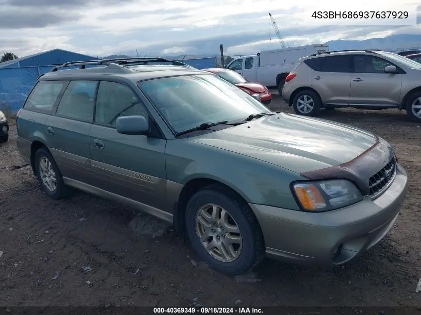 2003 Subaru Outback Limited VIN: 4S3BH686937637929 Lot: 40369349