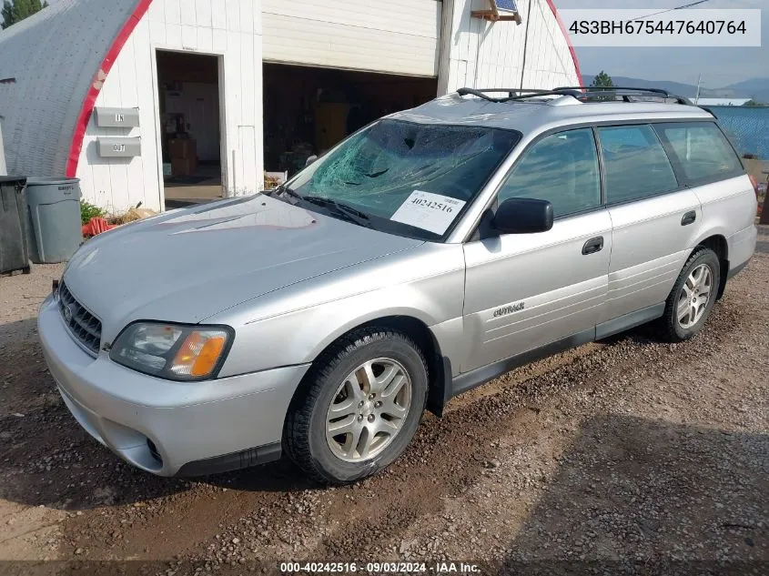 2004 Subaru Outback VIN: 4S3BH675447640764 Lot: 40242516