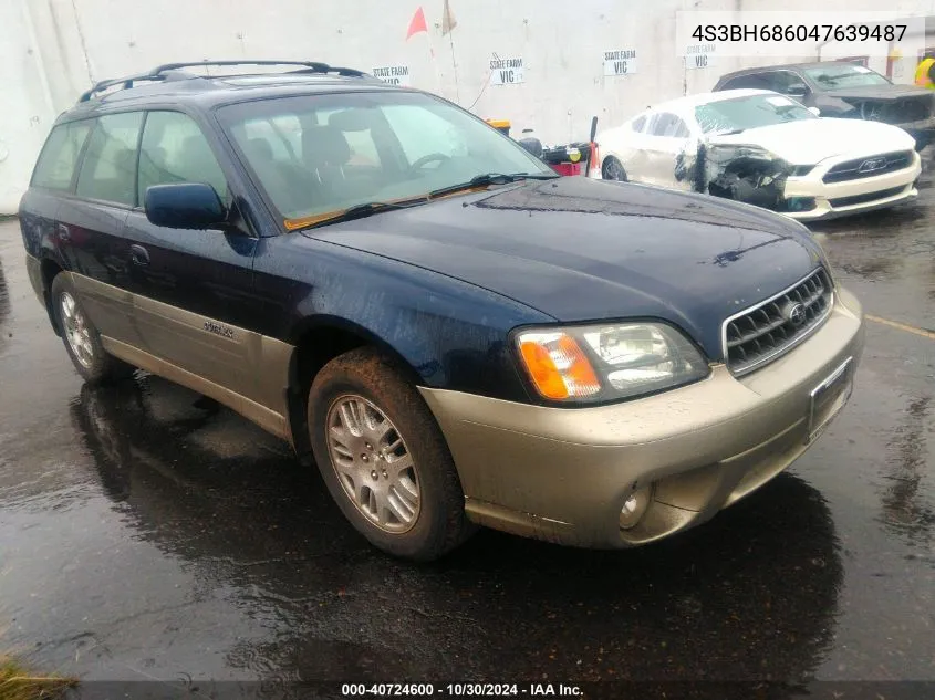 2004 Subaru Outback Limited VIN: 4S3BH686047639487 Lot: 40724600