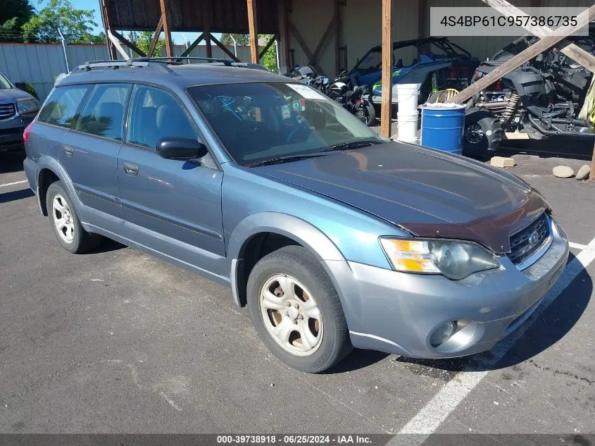 2005 Subaru Outback 2.5I VIN: 4S4BP61C957386735 Lot: 39738918