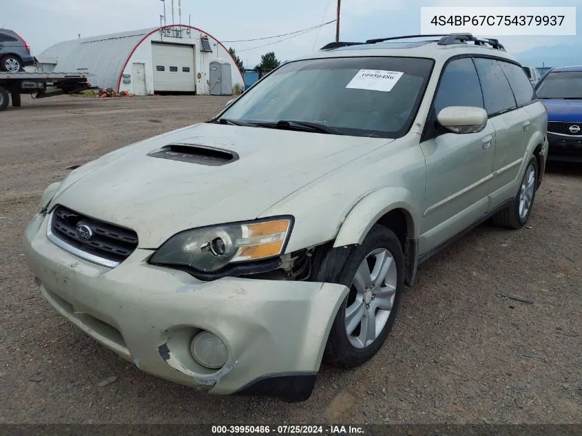 2005 Subaru Outback 2.5Xt Limited VIN: 4S4BP67C754379937 Lot: 39950486