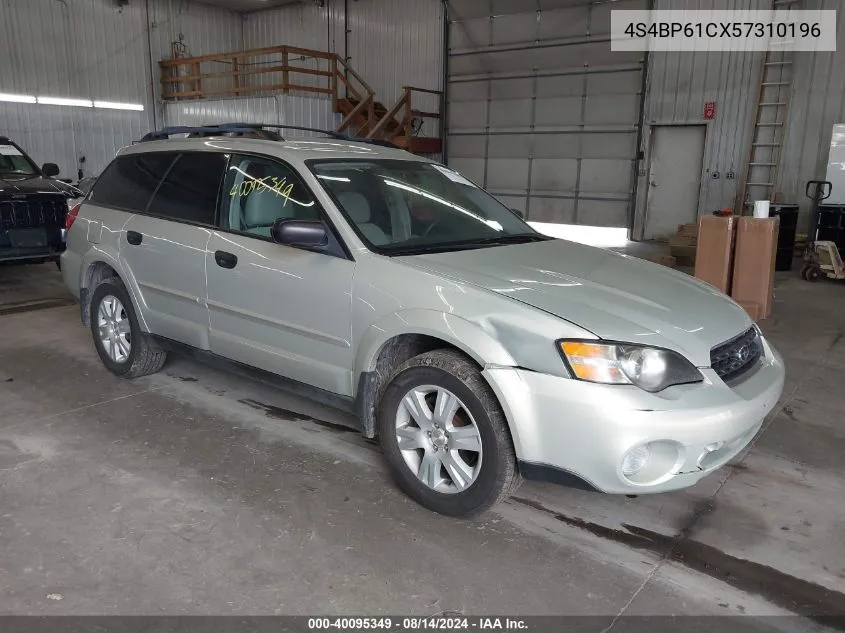 2005 Subaru Outback 2.5I VIN: 4S4BP61CX57310196 Lot: 40095349