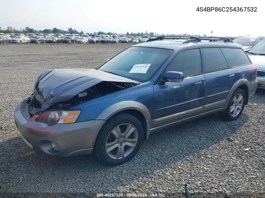 2005 Subaru Outback 3.0R L.l. Bean Edition VIN: 4S4BP86C254367532 Lot: 40257328