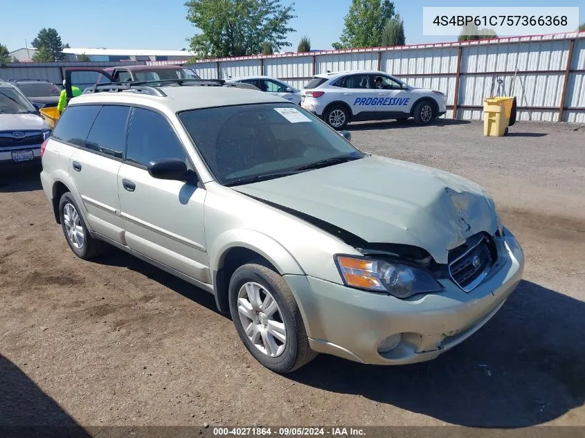 2005 Subaru Outback 2.5I VIN: 4S4BP61C757366368 Lot: 40271864