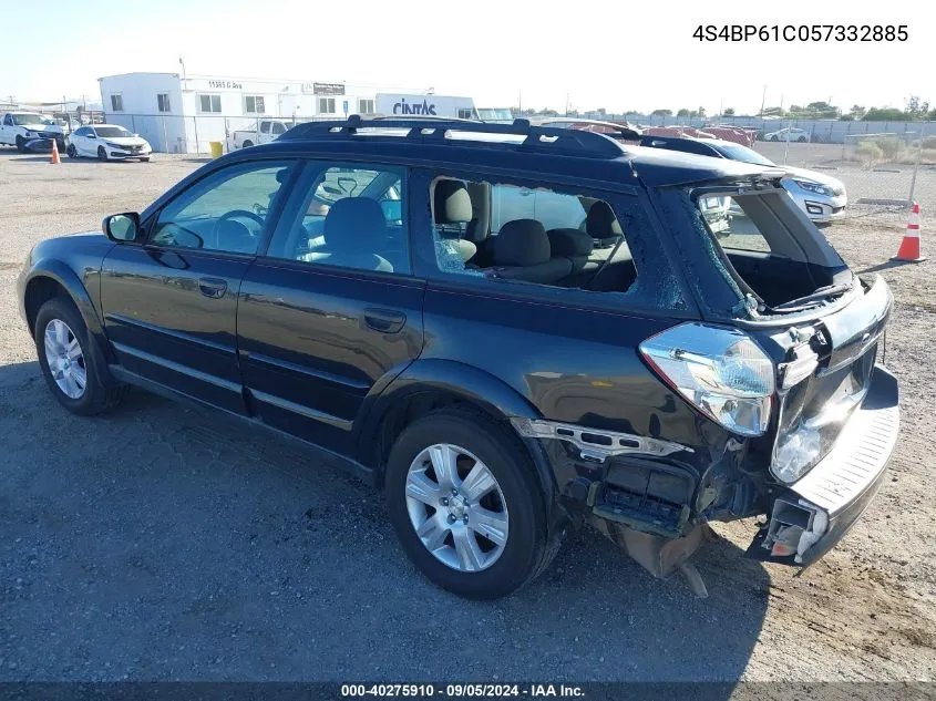 4S4BP61C057332885 2005 Subaru Outback 2.5I