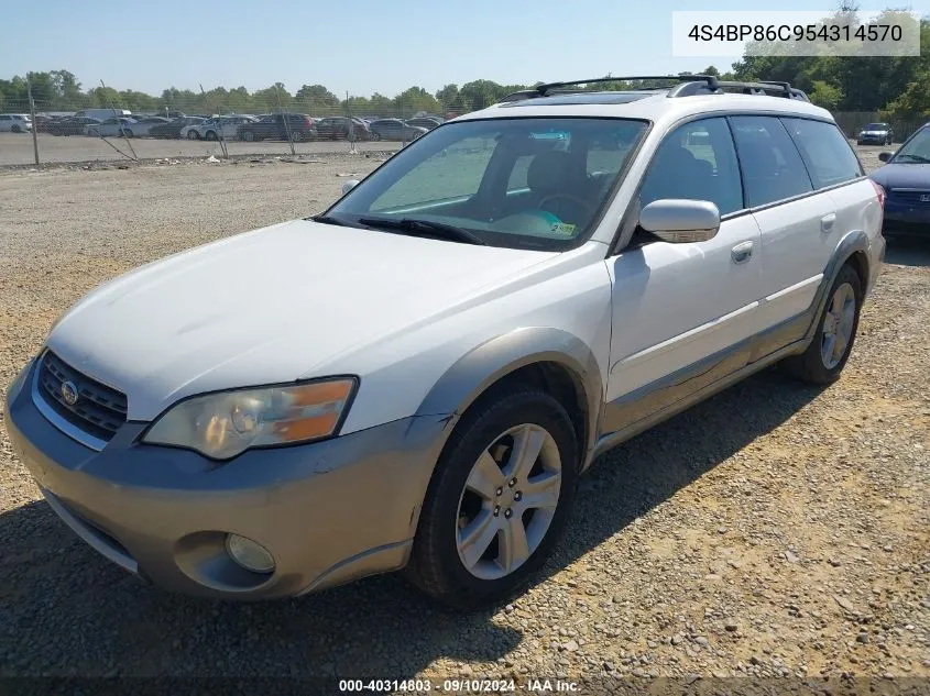 2005 Subaru Outback 3.0R L.l. Bean Edition VIN: 4S4BP86C954314570 Lot: 40314803