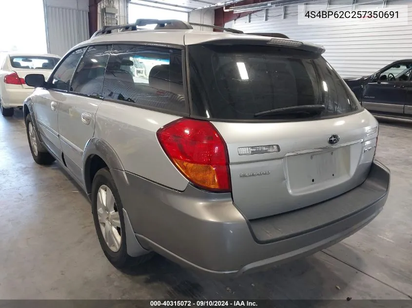 2005 Subaru Outback 2.5I Limited VIN: 4S4BP62C257350691 Lot: 40315072