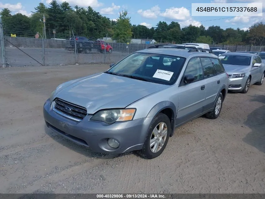 2005 Subaru Outback 2.5I VIN: 4S4BP61C157337688 Lot: 40329806