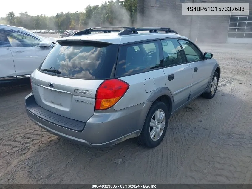 2005 Subaru Outback 2.5I VIN: 4S4BP61C157337688 Lot: 40329806