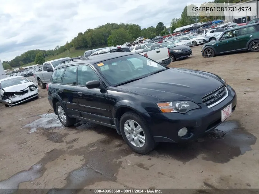 4S4BP61C857314974 2005 Subaru Outback 2.5I