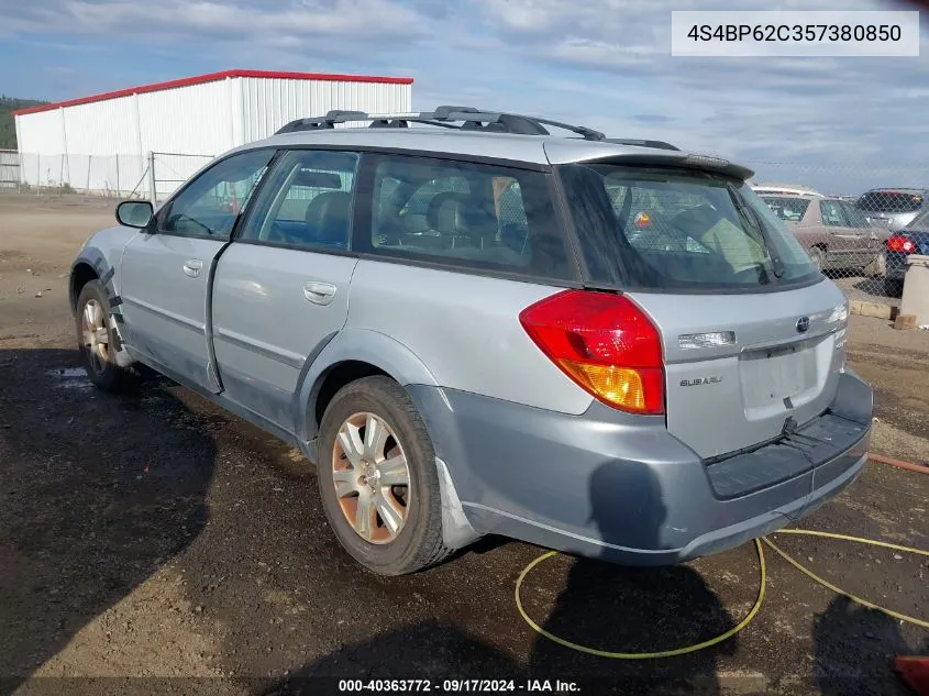 4S4BP62C357380850 2005 Subaru Outback 2.5I Limited