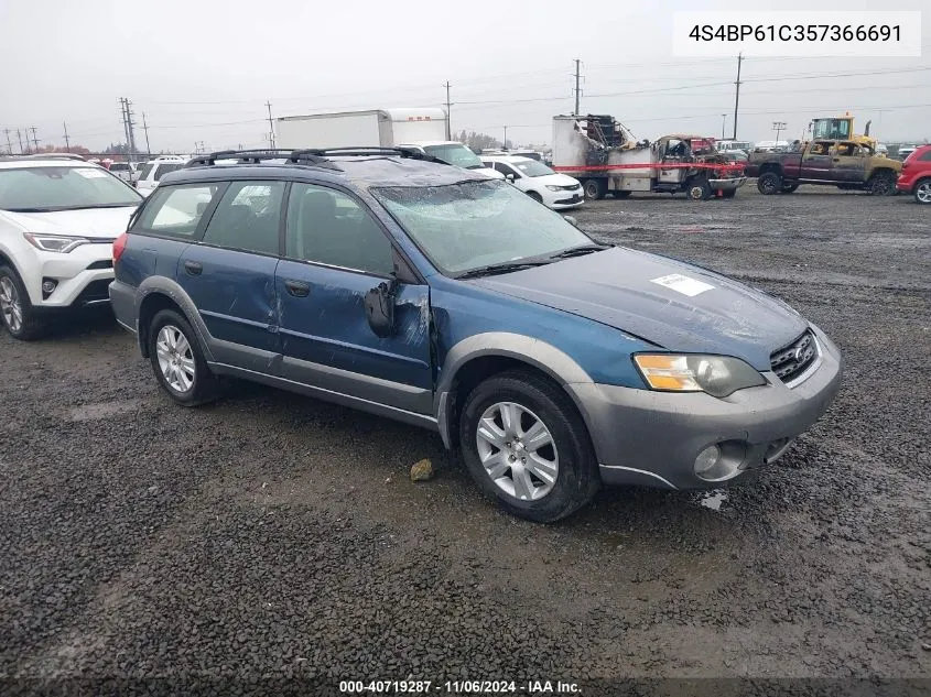 2005 Subaru Outback 2.5I VIN: 4S4BP61C357366691 Lot: 40719287