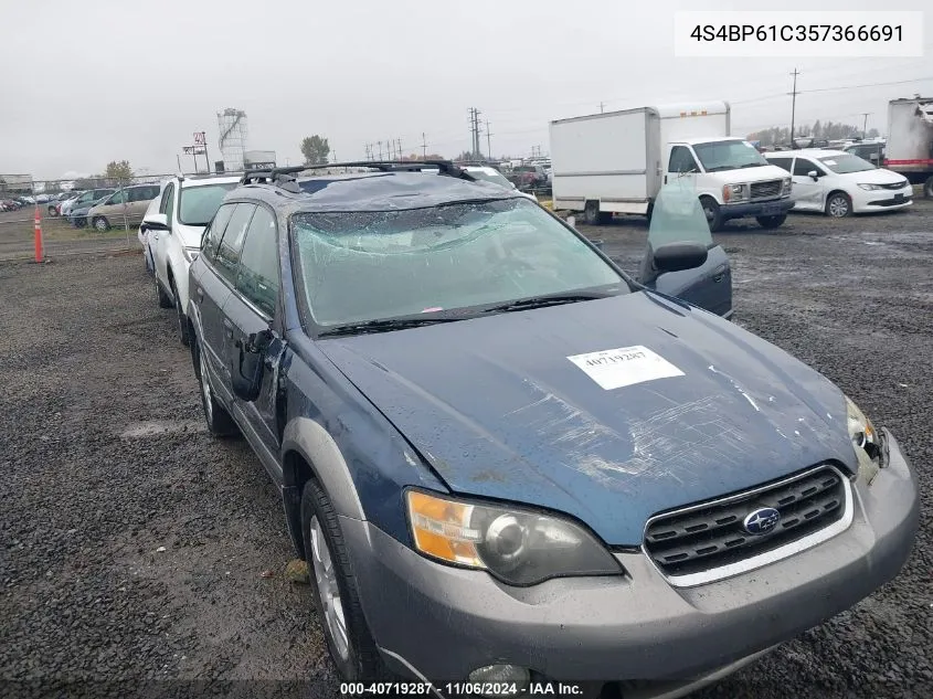 2005 Subaru Outback 2.5I VIN: 4S4BP61C357366691 Lot: 40719287