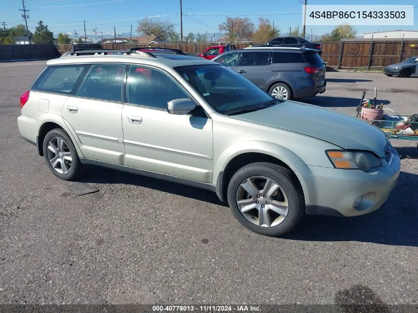 2005 Subaru Outback 3.0R L.l. Bean Edition VIN: 4S4BP86C154333503 Lot: 40779013