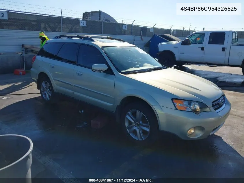 2005 Subaru Outback 3.0R L.l. Bean Edition VIN: 4S4BP86C954326525 Lot: 40841867