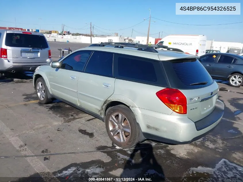 2005 Subaru Outback 3.0R L.l. Bean Edition VIN: 4S4BP86C954326525 Lot: 40841867