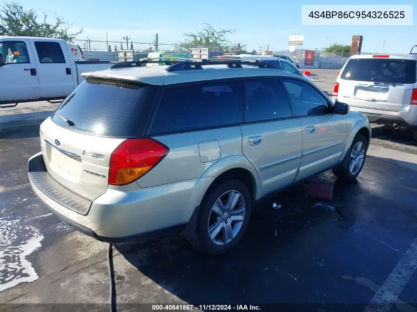 2005 Subaru Outback 3.0R L.l. Bean Edition VIN: 4S4BP86C954326525 Lot: 40841867