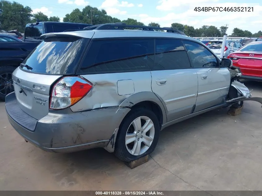 4S4BP67C466352121 2006 Subaru Outback 2.5Xt Limited