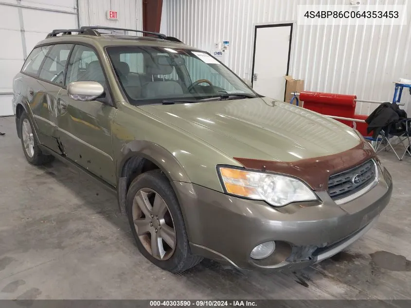 2006 Subaru Outback 3.0R L.l. Bean Edition VIN: 4S4BP86C064353453 Lot: 40303590