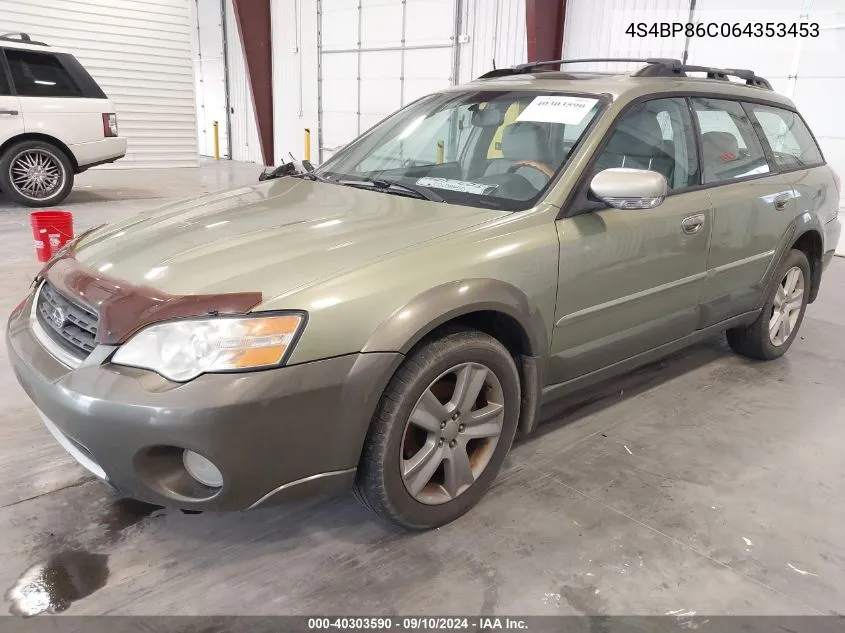 4S4BP86C064353453 2006 Subaru Outback 3.0R L.l. Bean Edition