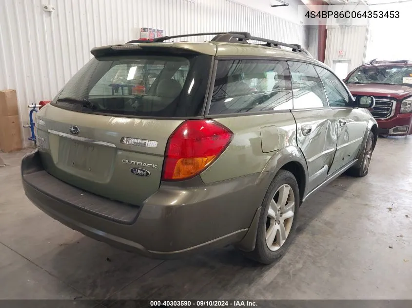 2006 Subaru Outback 3.0R L.l. Bean Edition VIN: 4S4BP86C064353453 Lot: 40303590