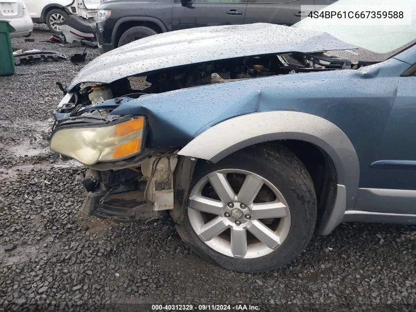 2006 Subaru Outback 2.5I VIN: 4S4BP61C667359588 Lot: 40312329