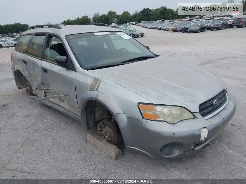 2006 Subaru Outback 2.5I VIN: 4S4BP61C067319166 Lot: 40333687