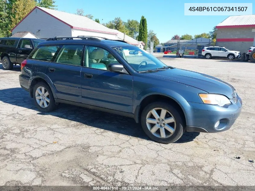 4S4BP61C067341507 2006 Subaru Outback 2.5I