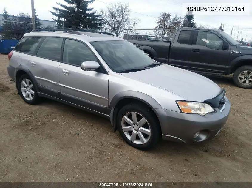 2007 Subaru Outback Outback 2.5I VIN: 4S4BP61C477310164 Lot: 30047706