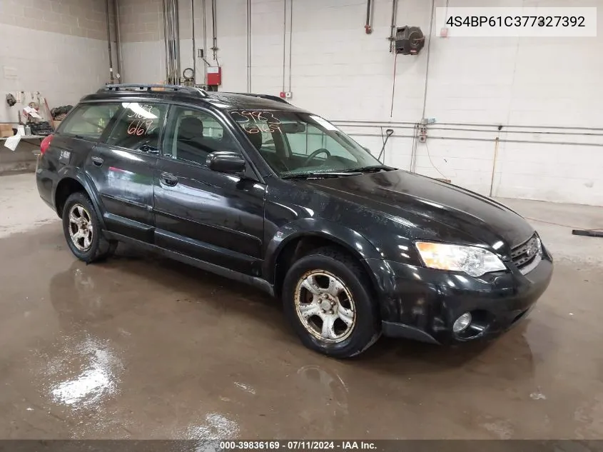 2007 Subaru Outback 2.5I Basic VIN: 4S4BP61C377327392 Lot: 39836169