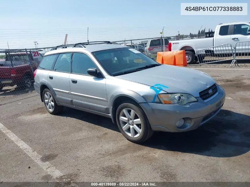 4S4BP61C077338883 2007 Subaru Outback 2.5I