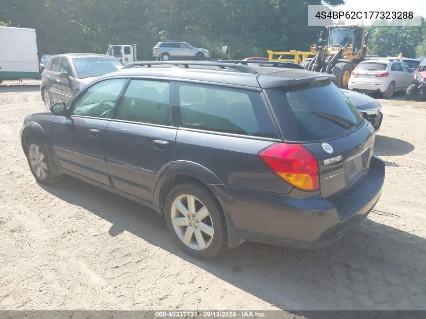 2007 Subaru Outback 2.5I Limited VIN: 4S4BP62C177323288 Lot: 40337731