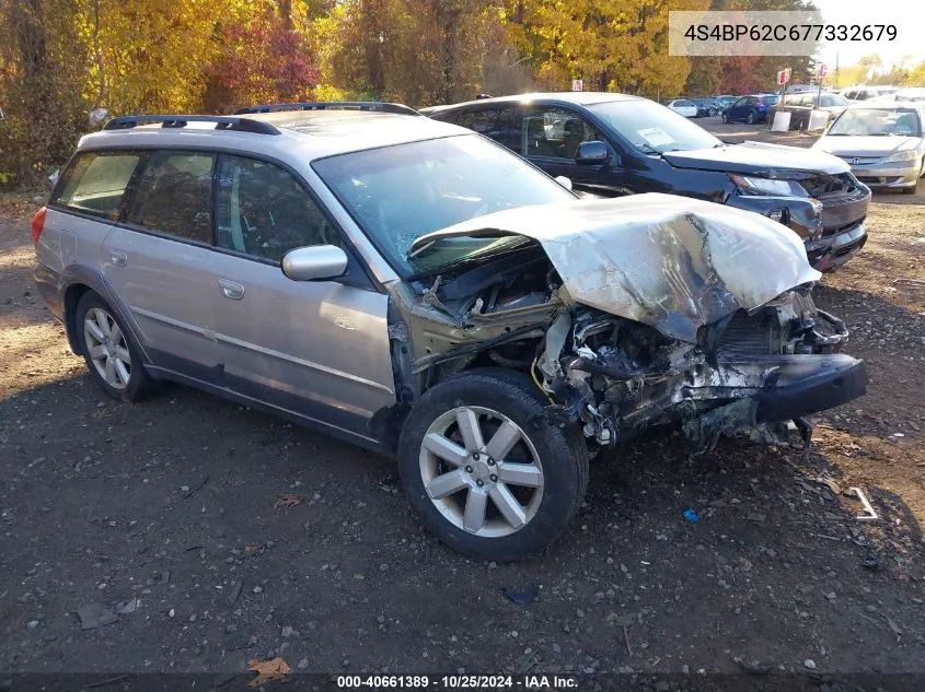 2007 Subaru Outback 2.5I Limited VIN: 4S4BP62C677332679 Lot: 40661389