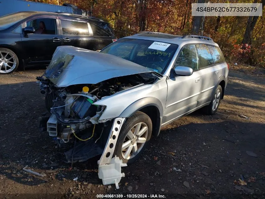 2007 Subaru Outback 2.5I Limited VIN: 4S4BP62C677332679 Lot: 40661389